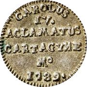 Spain 1 Real (Carolus IV) 1789 CAROLUS IV ACLAMATUS CARTAGYNE M coin obverse Spain 1 Real (Carolus IV) 1789 CAROLUS IV ACLAMATUS CARTAGYNE M coin obverse