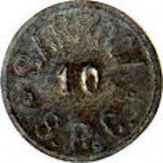 Spain 10 Centimos (Sindicat Rural Cooperatiu) KM# 4 SARROCA 10 S.R.C coin obverse