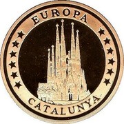 Spain 10 ECU Catalunya 1994 X# M66 EUROPA CATALUNYA coin reverse