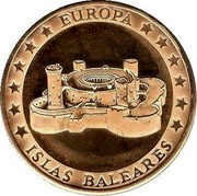 Spain 10 ECU Islas Baleares 1994 X# M67c EUROPA ISLAS BALEARES coin reverse