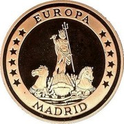Spain 10 ECU Madrid 1994 X# M67 EUROPA MADRID coin reverse