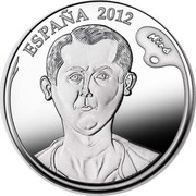 Spain 10 Euro Joan Miro (The Morning Star) 2012 ESPAÑA 2012 MIRO coin obverse Spain 10 Euro Joan Miro (The Morning Star) 2012 ESPAÑA 2012 MIRO coin obverse