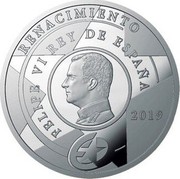 Spain 10 Euro Ages of Europe - Reinassance 2019 M FELIPE VI REY DE ESPAÑA 2019 RENACIMIENTO coin obverse