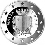 Malta 10 Euro 550th Anniversary Birth of Albrecht Durer 2021 Proof MALTA 2021 coin obverse
