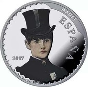 Spain 10 Euro Thyssen-Bornemisza Museum. Manet - Lawrence 2017 M ESPAÑA 2017 MANET coin obverse Spain 10 Euro Thyssen-Bornemisza Museum. Manet - Lawrence 2017 M ESPAÑA 2017 MANET coin obverse
