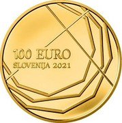Slovenia 100 Euro 300th Anniversary of the Skofja Loka Passion 2021 100 EURO SLOVENIJA 2021 coin obverse Slovenia 100 Euro 300th Anniversary of the Skofja Loka Passion 2021 100 EURO SLOVENIJA 2021 coin obverse
