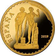 Spain 100 Euro Escuela de Pasiteles 2019 M Proof ESCUELA DE PASITELES ESPAÑA 2019 coin obverse