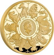 UK 1000 Pounds The Queen's Beasts 2021 Proof THE QUEEN’S BEASTS 2021 coin reverse UK 1000 Pounds The Queen's Beasts 2021 Proof THE QUEEN’S BEASTS 2021 coin reverse