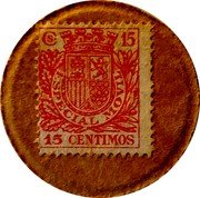 Spain 15 Centimos Especial Movil ND (1938)  CS. 15 ESPECIAL MOVIL 15 CENTIMOS coin obverse Spain 15 Centimos Especial Movil ND (1938)  CS. 15 ESPECIAL MOVIL 15 CENTIMOS coin obverse