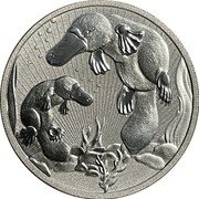 Australia 2 Dollars (Australian Platypus) P MR coin reverse Australia 2 Dollars (Australian Platypus) P MR coin reverse