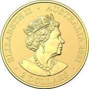 Australia 2 Dollars Mini Koala 2021 ELIZABETH II 2021 AUSTRALIA 2 DOLLARS JC coin obverse Australia 2 Dollars Mini Koala 2021 ELIZABETH II 2021 AUSTRALIA 2 DOLLARS JC coin obverse