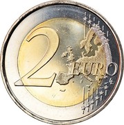 Spain 2 Euro (50th Anniversary of King Felipe VI) 2 EURO LL coin reverse Spain 2 Euro (50th Anniversary of King Felipe VI) 2 EURO LL coin reverse