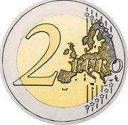 Slovenia 2 Euro Arh Plecnik 2022 2 EURO LL coin reverse Slovenia 2 Euro Arh Plecnik 2022 2 EURO LL coin reverse