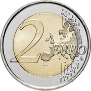Spain 2 Euro (Old town of Avila) 2 EURO LL coin reverse Spain 2 Euro (Old town of Avila) 2 EURO LL coin reverse