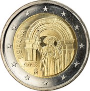Spain 2 Euro (Santiago de Compostella) ESPAÑA 2018 M coin obverse