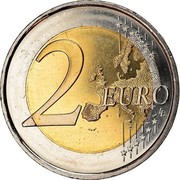 Spain 2 Euro (UNESCO World Heritage. Santa Maria del Naranco) 2 EURO LL coin reverse Spain 2 Euro (UNESCO World Heritage. Santa Maria del Naranco) 2 EURO LL coin reverse