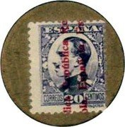 Spain 20 Centimos (Alfonso XIII) REPUBLICA ESPAÑOLA 20 CENTIMOS coin obverse