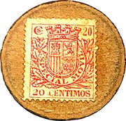 Spain 20 Centimos (Especial Movil) CS 20 ESPECIAL MOVIL 20 CENTIMOS coin obverse Spain 20 Centimos (Especial Movil) CS 20 ESPECIAL MOVIL 20 CENTIMOS coin obverse