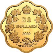 Canada 20 Dollars 150th Anniversary of the First coins of the Dominion of Canada 2020 20 DOLLARS 2020 coin reverse Canada 20 Dollars 150th Anniversary of the First coins of the Dominion of Canada 2020 20 DOLLARS 2020 coin reverse