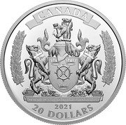 Canada 20 Dollars Commemorating Black History (The Black Loyalists) 2021 THE HEART OF YOUR KNOWLEDGE IS IN YOUR ROOTS CANADA 20 DOLLARS 2021 coin reverse Canada 20 Dollars Commemorating Black History (The Black Loyalists) 2021 THE HEART OF YOUR KNOWLEDGE IS IN YOUR ROOTS CANADA 20 DOLLARS 2021 coin reverse