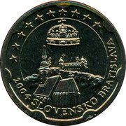 Slovakia 20 Cent Vzorka 2004 2004 SLOVENSKO BRATISLAVA coin obverse
