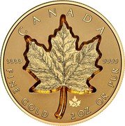 Canada 200 Dollars Super Incuse Silver Maple Leaf 2021 ML25 CANADA FINE GOLD 2 OZ OR PUR 25 9999 9999 coin reverse Canada 200 Dollars Super Incuse Silver Maple Leaf 2021 ML25 CANADA FINE GOLD 2 OZ OR PUR 25 9999 9999 coin reverse