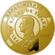 Spain 200 Euro Ages of Europe Reinassance 2019 M FELIPE VI REY DE ESPAÑA 2019 RENACIMIENTO coin obverse