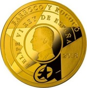 Spain 200 Euro Baroque and Rococo 2018 M BARROCO Y ROCOCÓ FELIPE VI REY DE ESPAÑA coin obverse