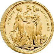 UK 200 Pounds (The Three Graces) W. WYON FOEDUS INVIOLABILE coin reverse UK 200 Pounds (The Three Graces) W. WYON FOEDUS INVIOLABILE coin reverse