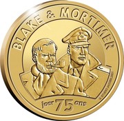 Belgium 25 Euro 75 Anniversary of Blake and Mortimer 2021 ☤ STUDIO JACOBS. 2021 BLAKE & MORTIMER JAAR 75 ANS coin reverse Belgium 25 Euro 75 Anniversary of Blake and Mortimer 2021 ☤ STUDIO JACOBS. 2021 BLAKE & MORTIMER JAAR 75 ANS coin reverse