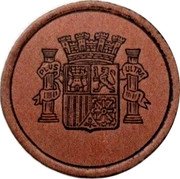 Spain 30 Centimos Lope de Vega 1938 PLUS ULTRA coin reverse Spain 30 Centimos Lope de Vega 1938 PLUS ULTRA coin reverse