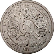 Spain 300 Euro 300 Euro 2019 M UNIDADES MONETARIAS ESPAÑOLAS FELIPE VI REY DE ESPAÑA coin obverse Spain 300 Euro 300 Euro 2019 M UNIDADES MONETARIAS ESPAÑOLAS FELIPE VI REY DE ESPAÑA coin obverse