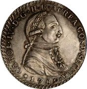 Spain 4 Reales Charles IIII 1789 1789 CAROL IV D G H R AUREA COND SECULA coin obverse Spain 4 Reales Charles IIII 1789 1789 CAROL IV D G H R AUREA COND SECULA coin obverse