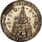Spain 4 Reales Charles IIII 1789 INGREMIO MATRIS RESIDET SAPIENTIA PATRIS S P Q P S M coin reverse Spain 4 Reales Charles IIII 1789 INGREMIO MATRIS RESIDET SAPIENTIA PATRIS S P Q P S M coin reverse