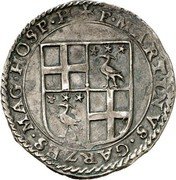 Malta 4 Tari Martin Garzez ND (1595-1601)  F MARTINVS GARZES MAG HOSP H coin obverse Malta 4 Tari Martin Garzez ND (1595-1601)  F MARTINVS GARZES MAG HOSP H coin obverse