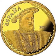 Spain 400 Euro Thyssen-Bornemisza Museum. Hans Holbein - Domenico Ghirlandaio 2017 M ESPAÑA 2017 HANS HOLBEIN coin obverse Spain 400 Euro Thyssen-Bornemisza Museum. Hans Holbein - Domenico Ghirlandaio 2017 M ESPAÑA 2017 HANS HOLBEIN coin obverse
