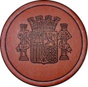 Spain 45 Centimos (Pablo Iglesias) PLUS ULTRA coin reverse