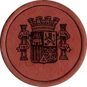 Spain 45 Centimos (Two Brown Centimos) PLUS ULTRA coin reverse