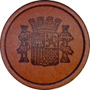 Spain 5 Centimos Blasco Ibanez - Brown 1938 PLUS ULTRA coin reverse Spain 5 Centimos Blasco Ibanez - Brown 1938 PLUS ULTRA coin reverse