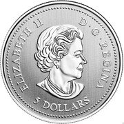 Canada 5 Dollars Moments to Hold - The Snowbirds 2021 ML ELIZABETH II D G REGINA 5 DOLLARS coin obverse