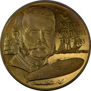 Spain 5 ECU Narcis Monturiol 1995 NARCIS MONTURIOL 1819 1885 coin reverse