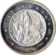Spain 5 ECU (Sant Jordi) CATALUNYA SANT JORDI 1994 coin reverse