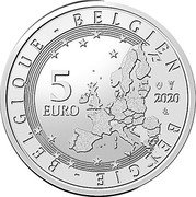 Belgium 5 Euro (Road to Tokyo 2020) BELGIEN - BELGIQUE - BELGIE 5 EURO LL 2020 coin obverse Belgium 5 Euro (Road to Tokyo 2020) BELGIEN - BELGIQUE - BELGIE 5 EURO LL 2020 coin obverse