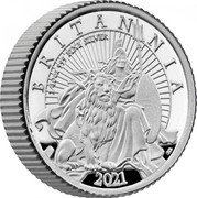 UK 5 Pence Britannia and the Lion 2021 Six-coin Proof set BRITANNIA 2021 1/40 OZ 999 FINE SILVER PJL 2021 coin reverse UK 5 Pence Britannia and the Lion 2021 Six-coin Proof set BRITANNIA 2021 1/40 OZ 999 FINE SILVER PJL 2021 coin reverse