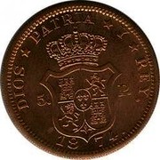 Spain 5 Pesetas Carlos III 1874 X# TS1 DIOS PATRIO Y REY 18 74 5 P coin reverse Spain 5 Pesetas Carlos III 1874 X# TS1 DIOS PATRIO Y REY 18 74 5 P coin reverse
