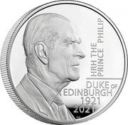 UK 5 Pounds HRH The Prince Philip 2021 Proof HRH THE PRINCE PHILIP DUKE OF EDINBURGH 1921 2021 IRB coin reverse UK 5 Pounds HRH The Prince Philip 2021 Proof HRH THE PRINCE PHILIP DUKE OF EDINBURGH 1921 2021 IRB coin reverse
