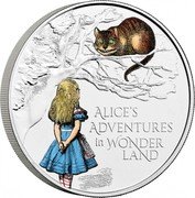 UK 5 Pounds The Royal Mint's Treasury of Tale 2021 ALICE’S ADVENTURES IN WONDER LAND coin reverse UK 5 Pounds The Royal Mint's Treasury of Tale 2021 ALICE’S ADVENTURES IN WONDER LAND coin reverse