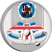 UK 5 Pounds The Who. Coloured 2021 HDG THE WHO coin reverse UK 5 Pounds The Who. Coloured 2021 HDG THE WHO coin reverse