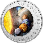 Canada 50 dollars The Solar System 2021 CANADA 50 DOLLARS coin reverse Canada 50 dollars The Solar System 2021 CANADA 50 DOLLARS coin reverse