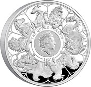 UK 500 Pounds The Queen's Beasts 2021 Proof THE QUEEN’S BEASTS 2021 coin reverse UK 500 Pounds The Queen's Beasts 2021 Proof THE QUEEN’S BEASTS 2021 coin reverse